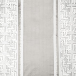 Leandro Stripe in Silver - Fabric