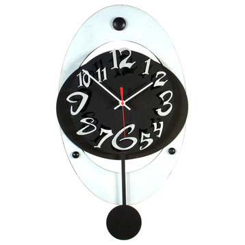 Large Oval 1 Wall Clock