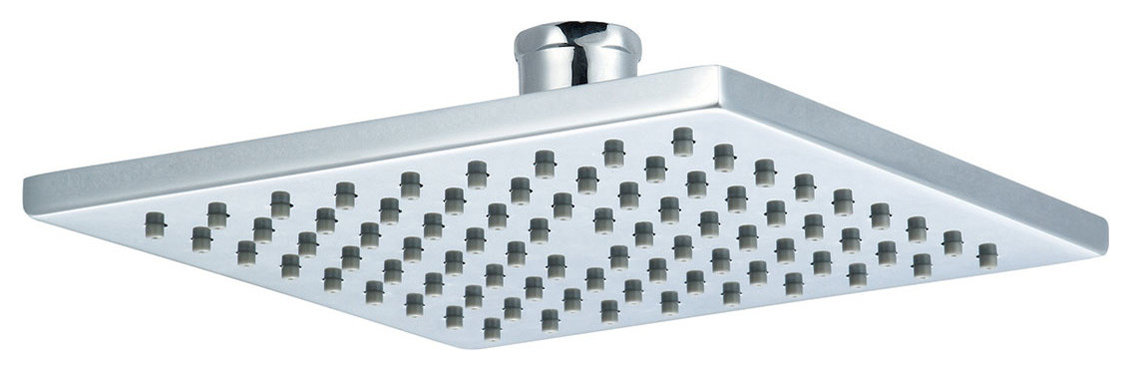 Single Function 6" Square Rain Showerhead, Polished Chrome