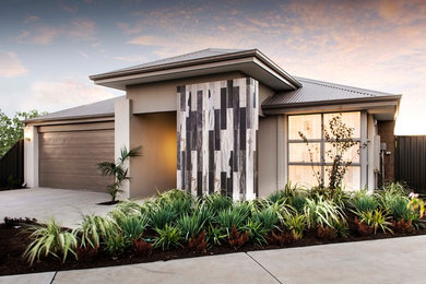 Photo of a small contemporary one-storey exterior in Perth.