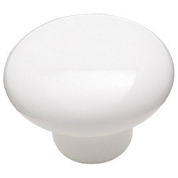 Amerock Knob 1-1/2" Ceramic White