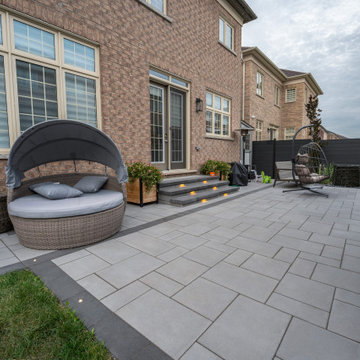 Backyard Transformation | Cabana, Outdoor Kitchen & Privacy Fence
