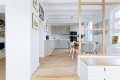 Idée de décoration pour une cuisine design.