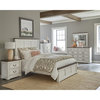 Coaster 5-Piece Farmhouse Wood Queen Panel Bedroom Set in White