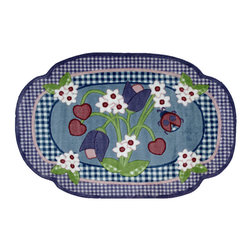LA Rug Inc - Tulip Time Rug, Multi-Color, 39"x58" - Kids Rugs