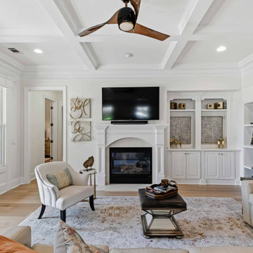 7-Inch Rift and Quartered White Oak Engineered Installation, Site-Finished in Ch