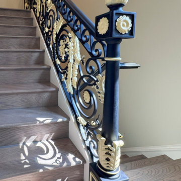 Project #135 | A Vibrant Double Curved Staircase