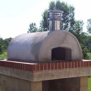 The Koval Family Wood Fired Brick Pizza Oven in Michigan