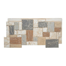 149-JAGGED CASTLE STONE WALL PANEL - Wall Panels