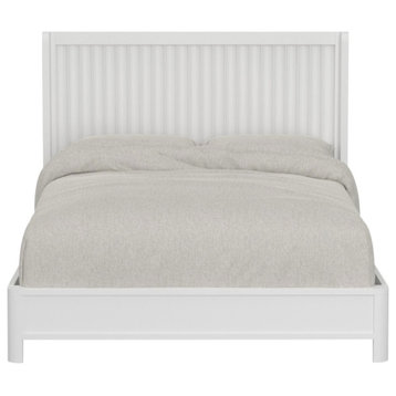 Stapleton Queen Panel Bed, White