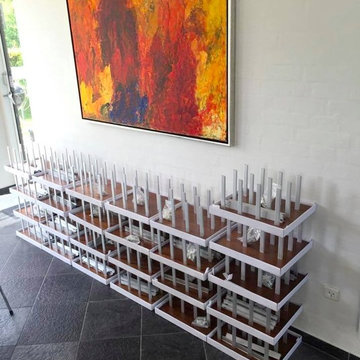 Wall-mounted wine storage system - STACT Wine Racks