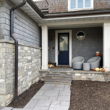 Big Horn Real Thin Stone Veneer Front Porch