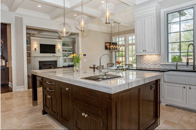 Kitchen - contemporary kitchen idea in Chicago