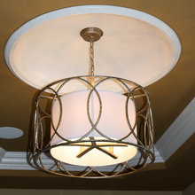 Tray Ceilings And Recessed Lighting In Media Room Home Theater