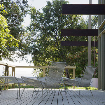 Mid Century modern outdoor deck
