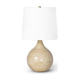 Noa Travertine Mini Lamp, Natural
