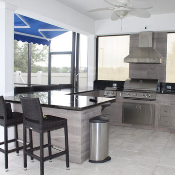 Bathrooms and summer kitchen