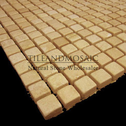 Jerusalem Gold Marble 5/8x5/8 Mosaic Tile Tumbled - Products