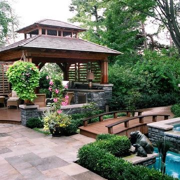 Asian-Influenced Courtyard