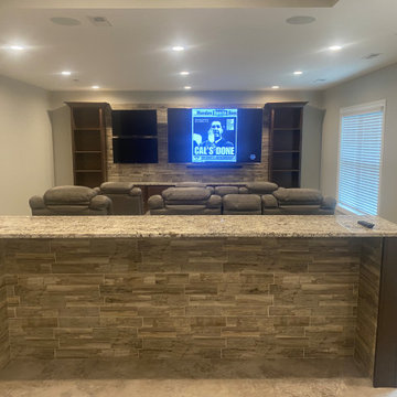 Basement remodel in process