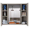 DEPOT E-SHOP Garnet Medicine Cabinet, Mirror, One External Shelf, Two-Door...
