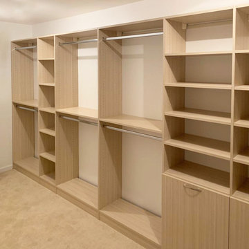 Chic Light Wooden Small Custom Closets: Elevating Storage Solutions