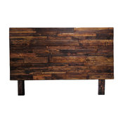 Reclaimed Wood Provincial Twin Headboard, King