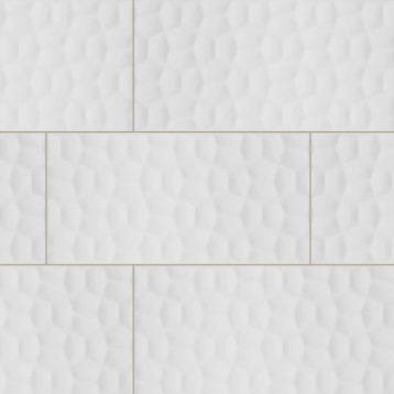 Adella Viso White 12x24 Matte Ceramic Tile, 70 Sft