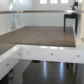 Glass rails
