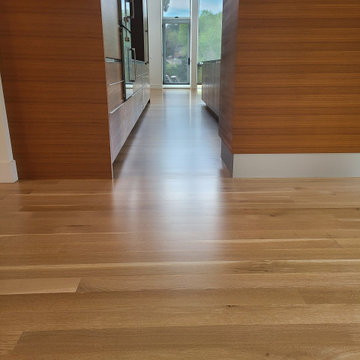 Examples of different wood species: White Oak