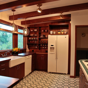 Retro Kitchen and Bathroom Remodel
