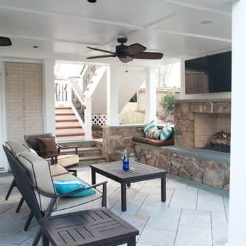 High End Deck and Lower Living Space