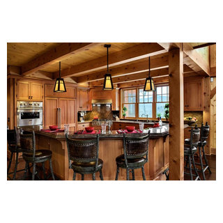 Alpine Ski Home - Rustic - Kitchen - Burlington - by Randy Trainor | Houzz