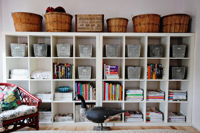 Example of an eclectic bedroom design in Ottawa