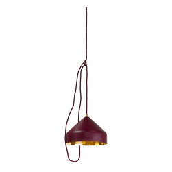Lloop brass bordeaux - Pendant Lighting