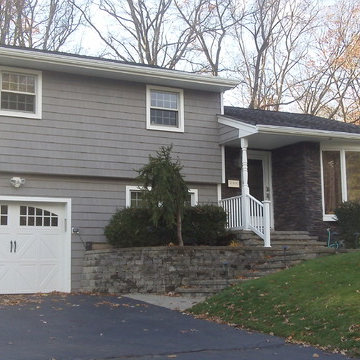 Vinyl siding with Stone