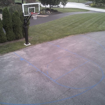 Robert S's Pro Dunk Gold Basketball System on a 40x25 in Kennett Square, PA