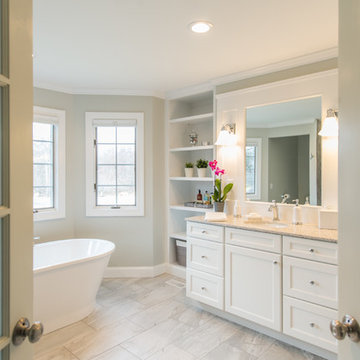Before & After Bathroom remodel in Green Township