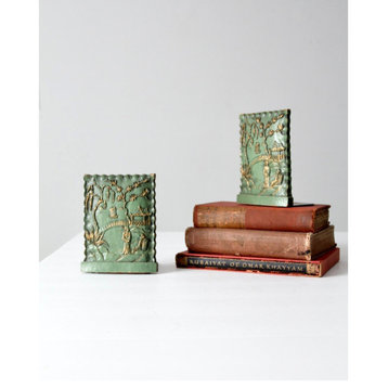 Consigned, Vintage Syroco Bookends