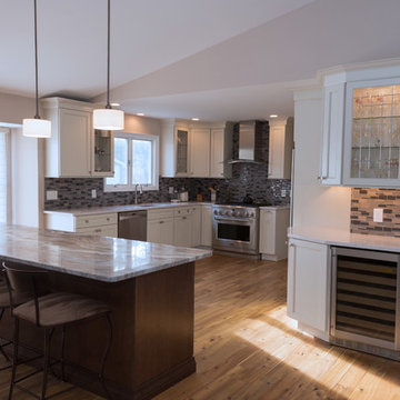silestone-bianco river kitchen
