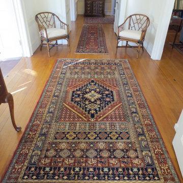 Afghan Berber in entry & Afghan Heriz in hall