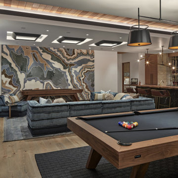 Colorado Game Room with Pool Table & Shuffleboard