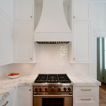 Wolf Range and Custom Hood