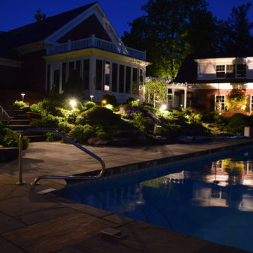 Artful Outdoor Lighting in Cleveland's Hudson Area