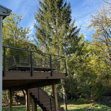 Modern Fascia Mount Senmit Cable Railing System – Columbia TN