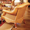 Wicker Chair in Cinnamon (Husk Chocolate (All Weather))