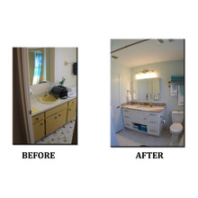 Guest before and after