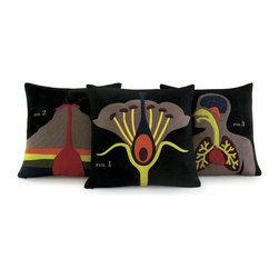 Heather Lins Home Science Project Pillow - Anatomy - Decorative Pillows