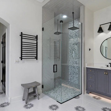 Alameda Bathroom Remodeling, Bold and Beautiful Master Bathroom
