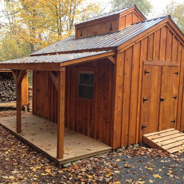 10' x 16' Sugar Shack ~ post and beam, with working cupola